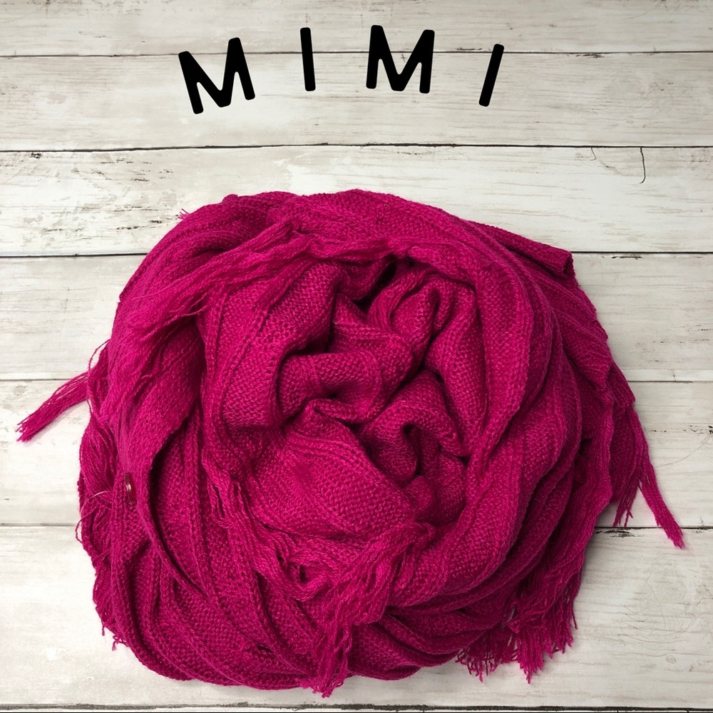Fuchsia LuLaRoe Mimi - Scarf / Poncho Magenta Pink